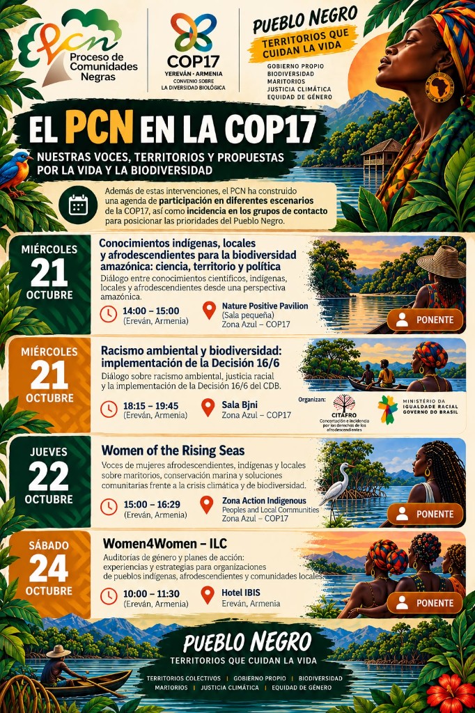 Portada: El PCN en la COP17: nuestras voces, territorios y propuestas por la vida y la biodiversidad